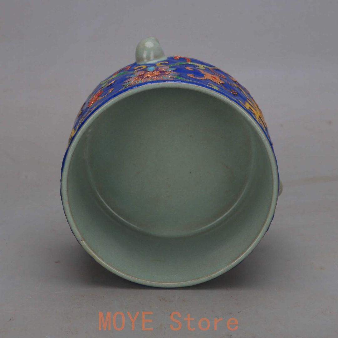 パステル福寿図紋磁器香炉 香道具 景徳鎮 工芸品 美術品 置物 汝窯絞糸琺瑯彩寿字纏枝蓮三足玄紋香炉 景徳鎮 装飾品 現代工芸