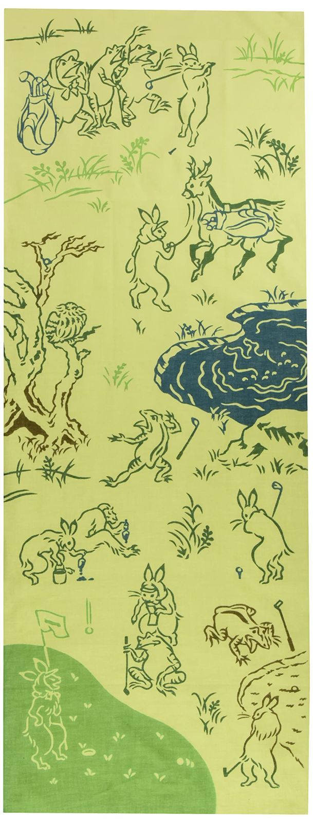 ミヤモトタオル 手ぬぐい Miyamoto-Towel ゴルフ 注染手拭い 50097