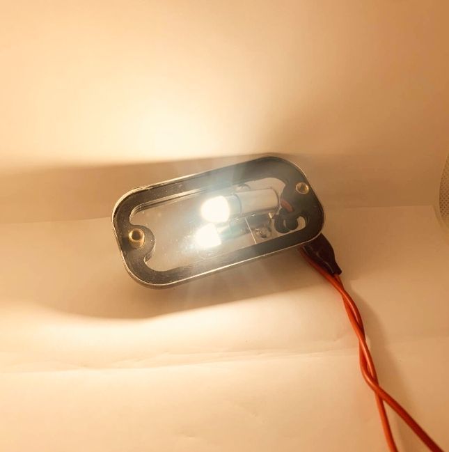 デコトラ屋 24V 角型マーカー サイドマーカー用 BA9S LED バルブ 球 高輝度 花型タイプB 100個SET