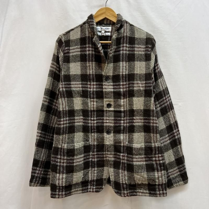 01ss COMME des GARCONS SHIRT 縮絨ジャケット シャツ COMME des GARCONS SHIRT 縮絨ポリテーラードジャケット