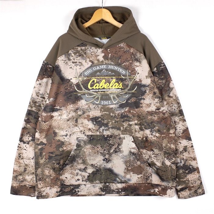 Cabela's ポリエステルスウェットパーカー メンズUS-2XLサイズ