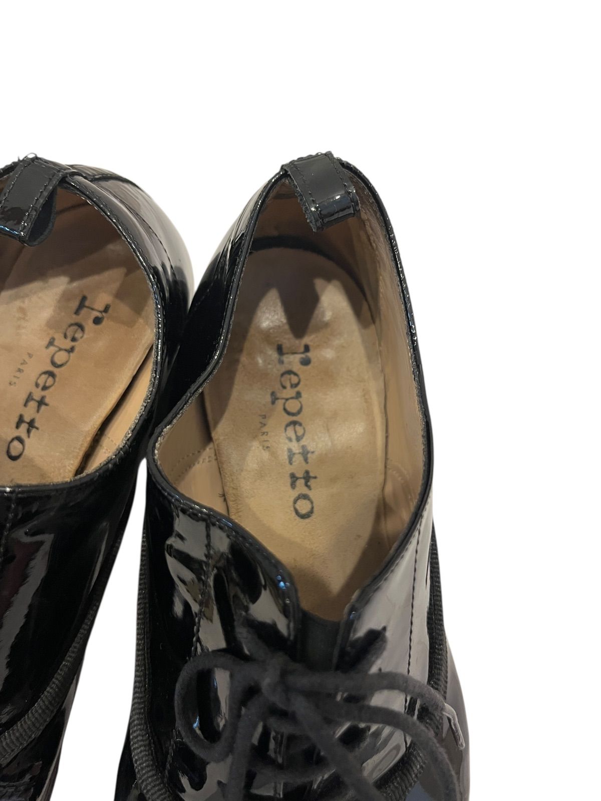 z1366 repetto レペット エナメルシューズ 革靴 ブラック