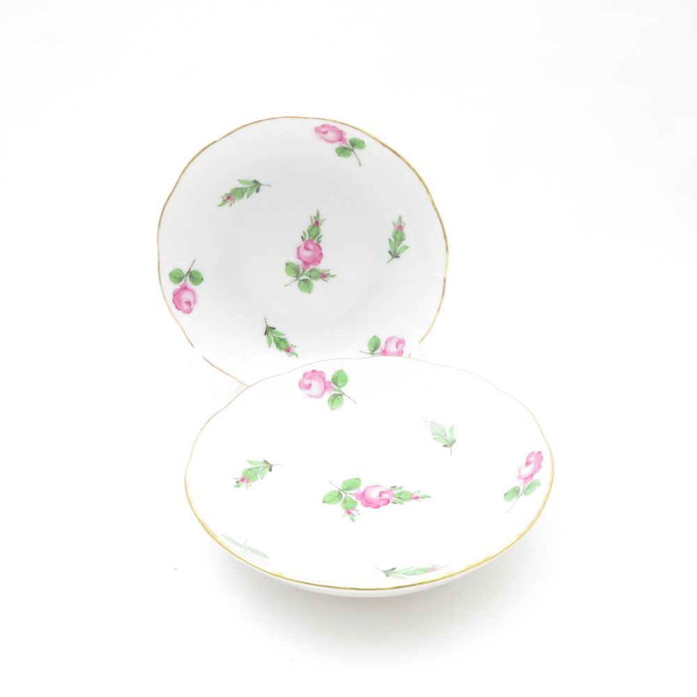 美品 Herend ヘレンド プティットローズ 704 PR フルーツボウル