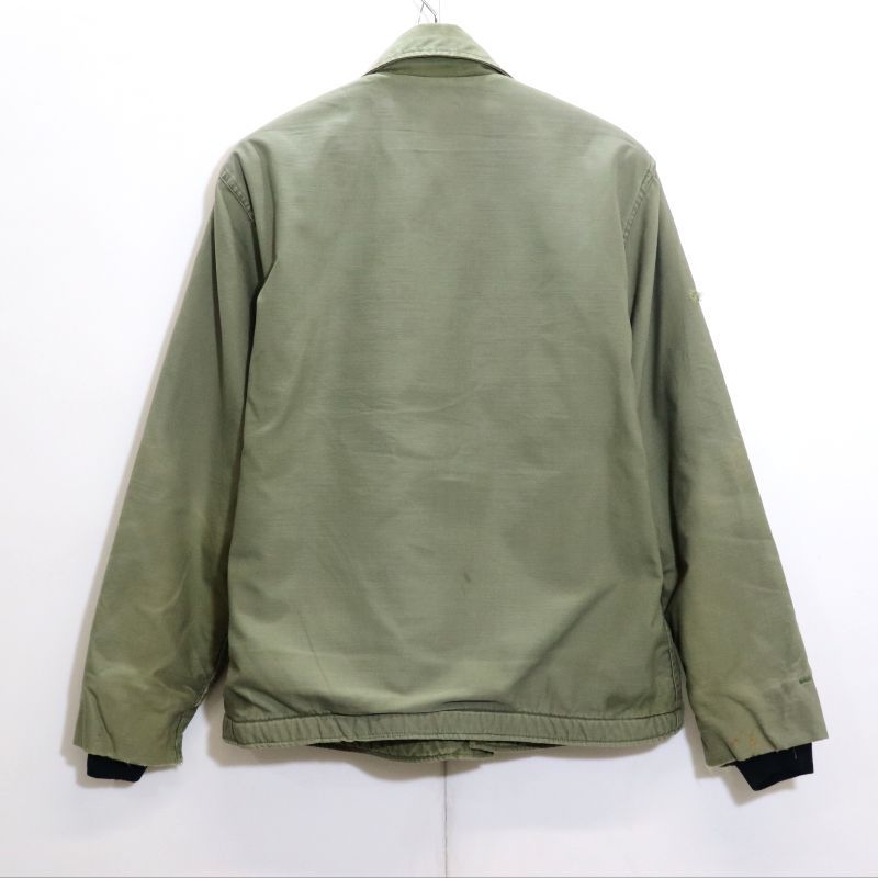 80s USA製 vintage U.S.NAVY A-2 デッキ ミリタリージャケット メンズ