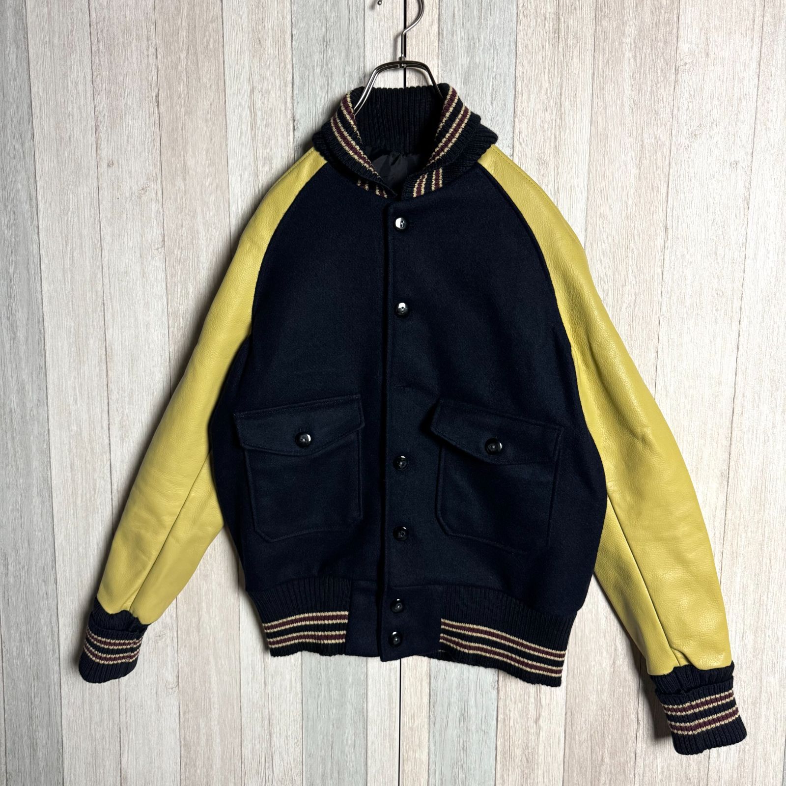 SKOOKUM ファラオジャケット36インチ　ブラック 楽天市場】SKOOKUM スクーカム ジャケット サイズ:36 袖レザー