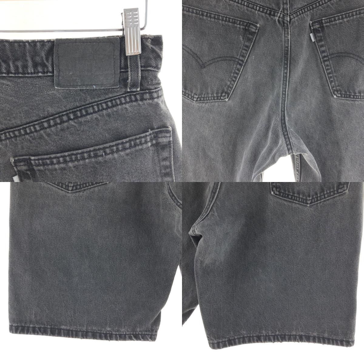 90s シルバータブ リーバイス ショーツ ビンテージ usa old バギー 古着 90s USA製 Levi's Silver Tab 「Loose」 ブラック デニム