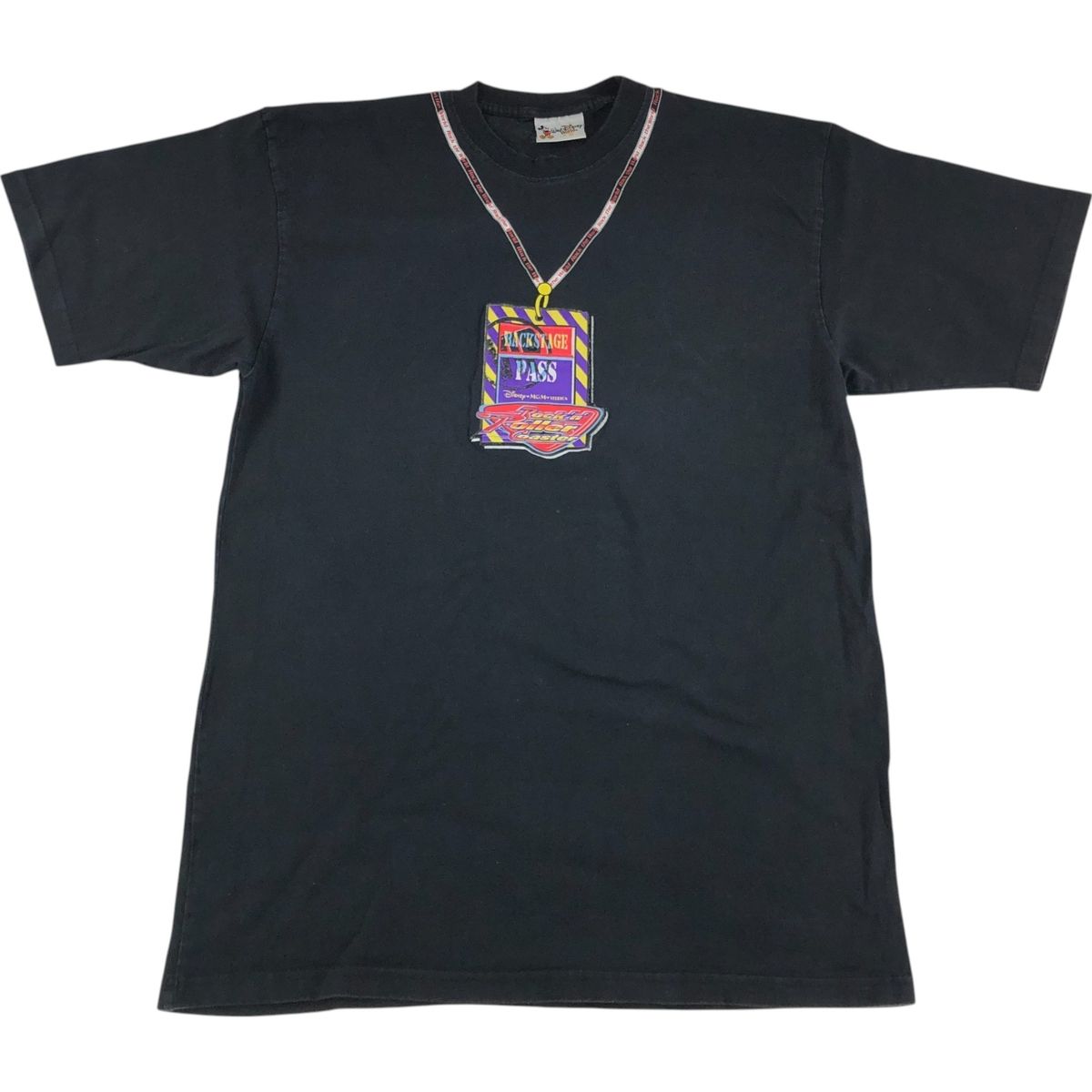 古着 90年代 ウォルトディズニーワールド WALT DISNEY WORLD MICKEY MOUSE ミッキーマウス だまし絵Tシャツ メンズXXL相当|eaa543349
