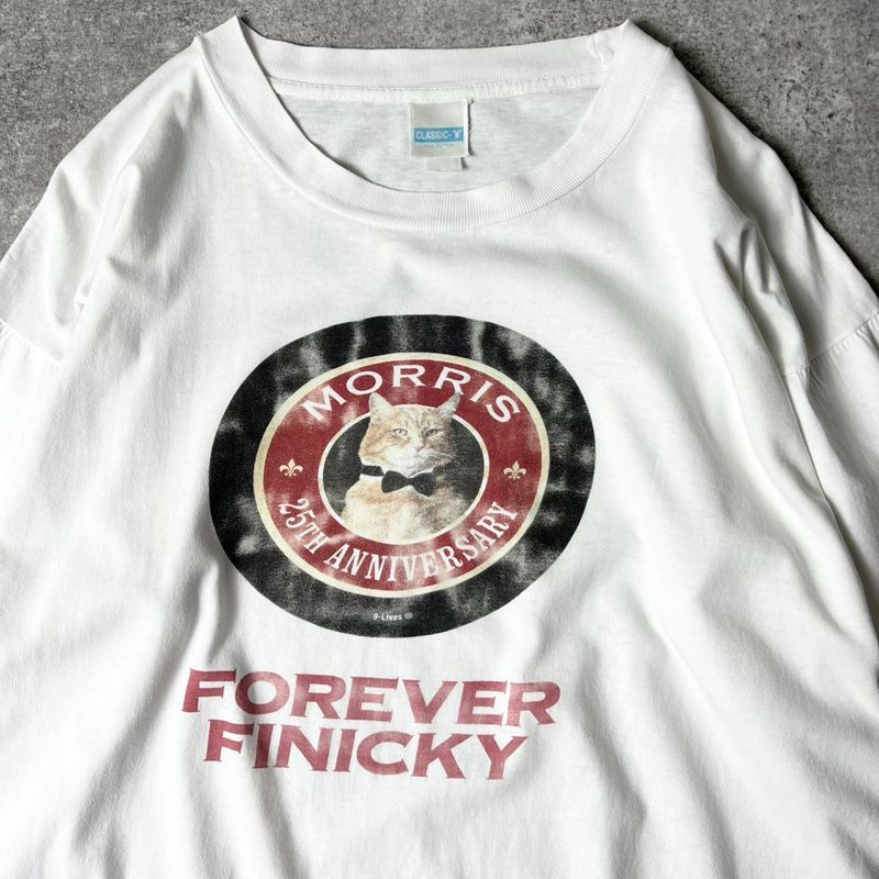 古着 90年代 MORRIS モーリス 9-LIVES ネコ柄 アニマル柄 アニマルTシャツ レディースS相当 ヴィンテージ/eaa635580 古着 90年代 MORRIS モーリス 9-LIVES ネコ柄 アニマル柄 アニマルT