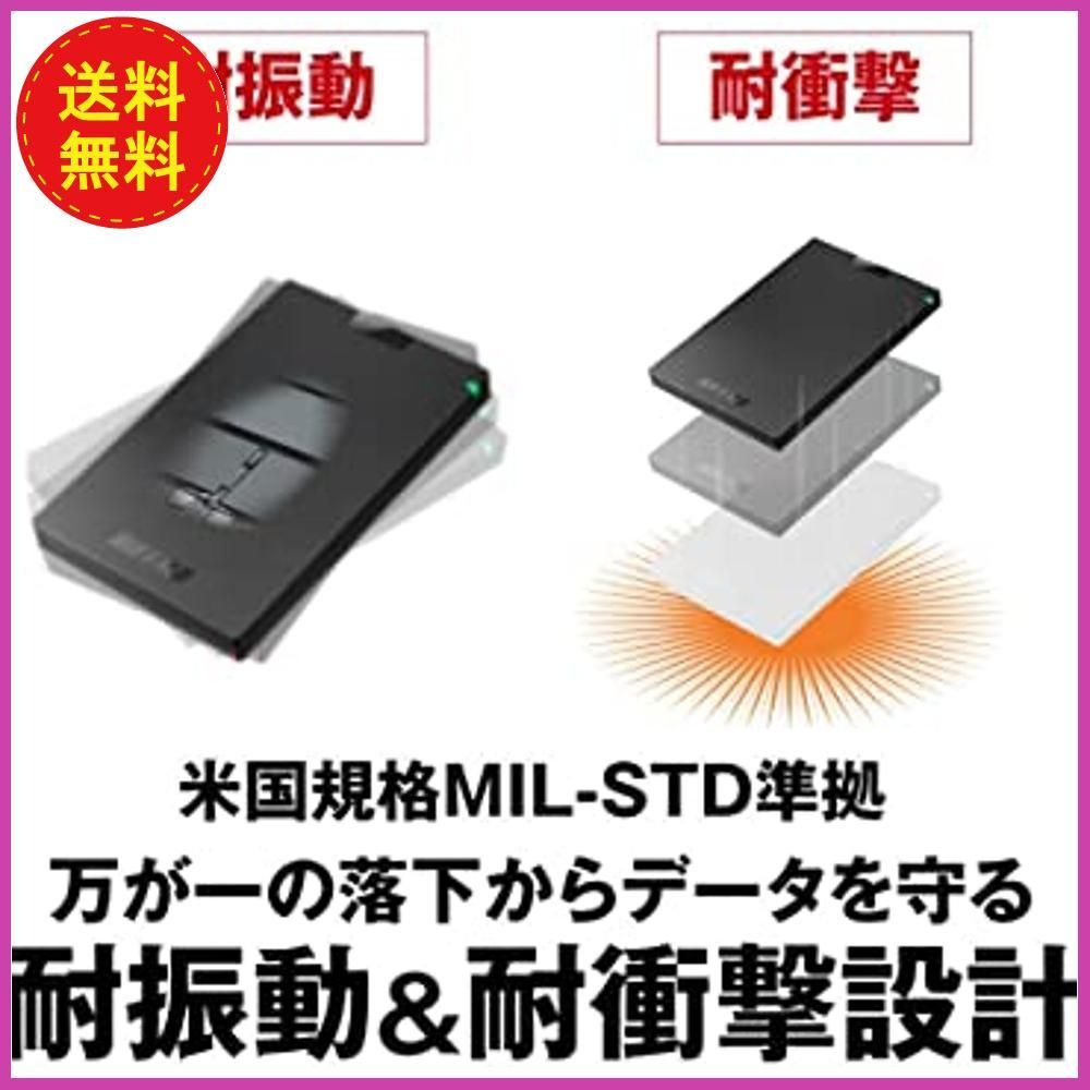 経典ブランド バッファロー SSD-PM480U3A-B USB3.1ポータブルSSD 480GB