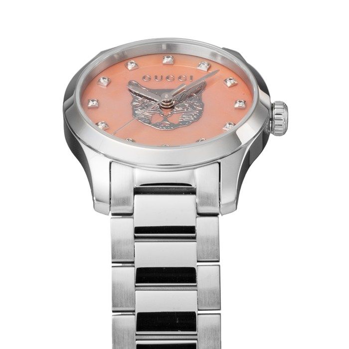 グッチ GUCCI 腕時計 Gタイムレス YA1265025 キャット ピンク