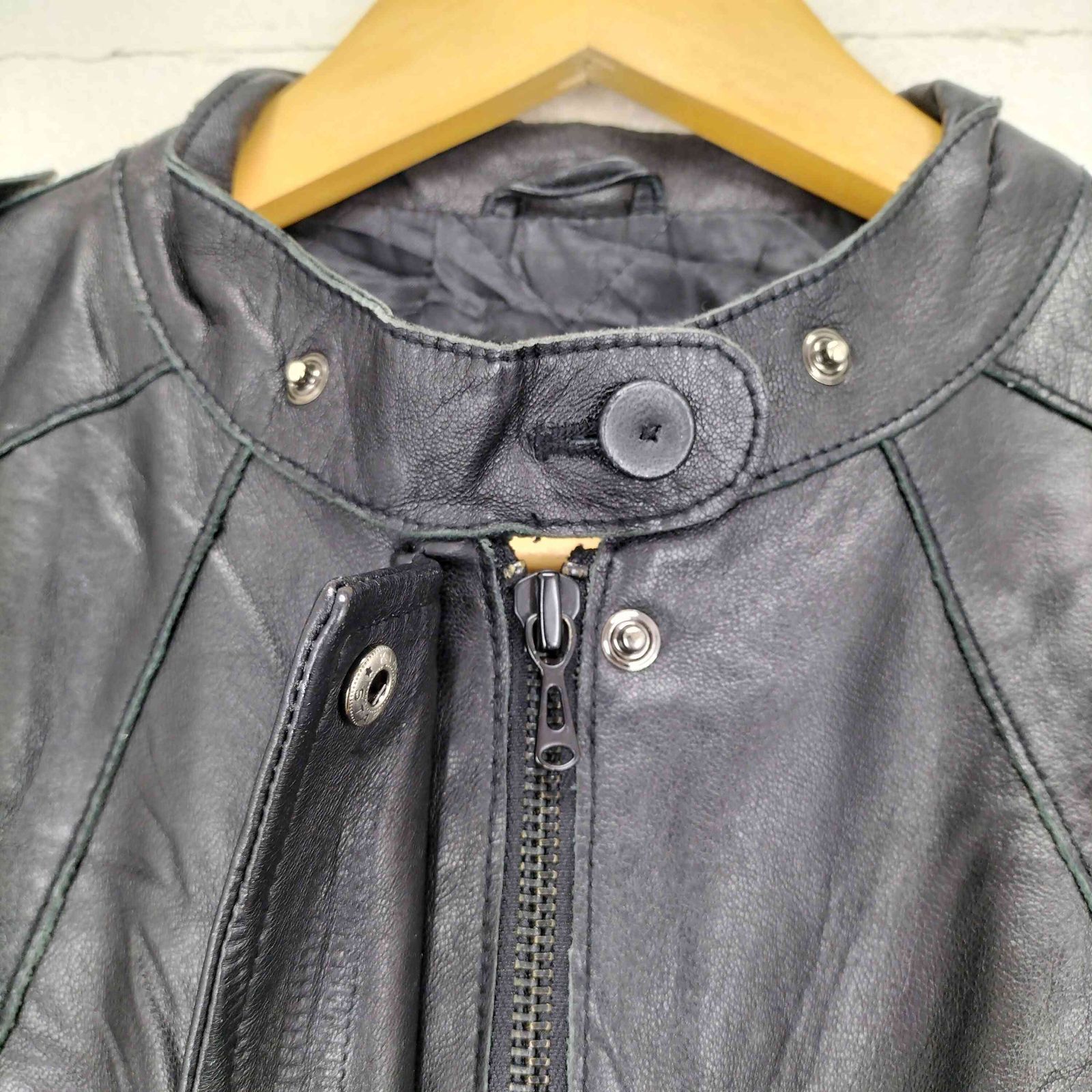 リアルレザーライダースジャケット レディース