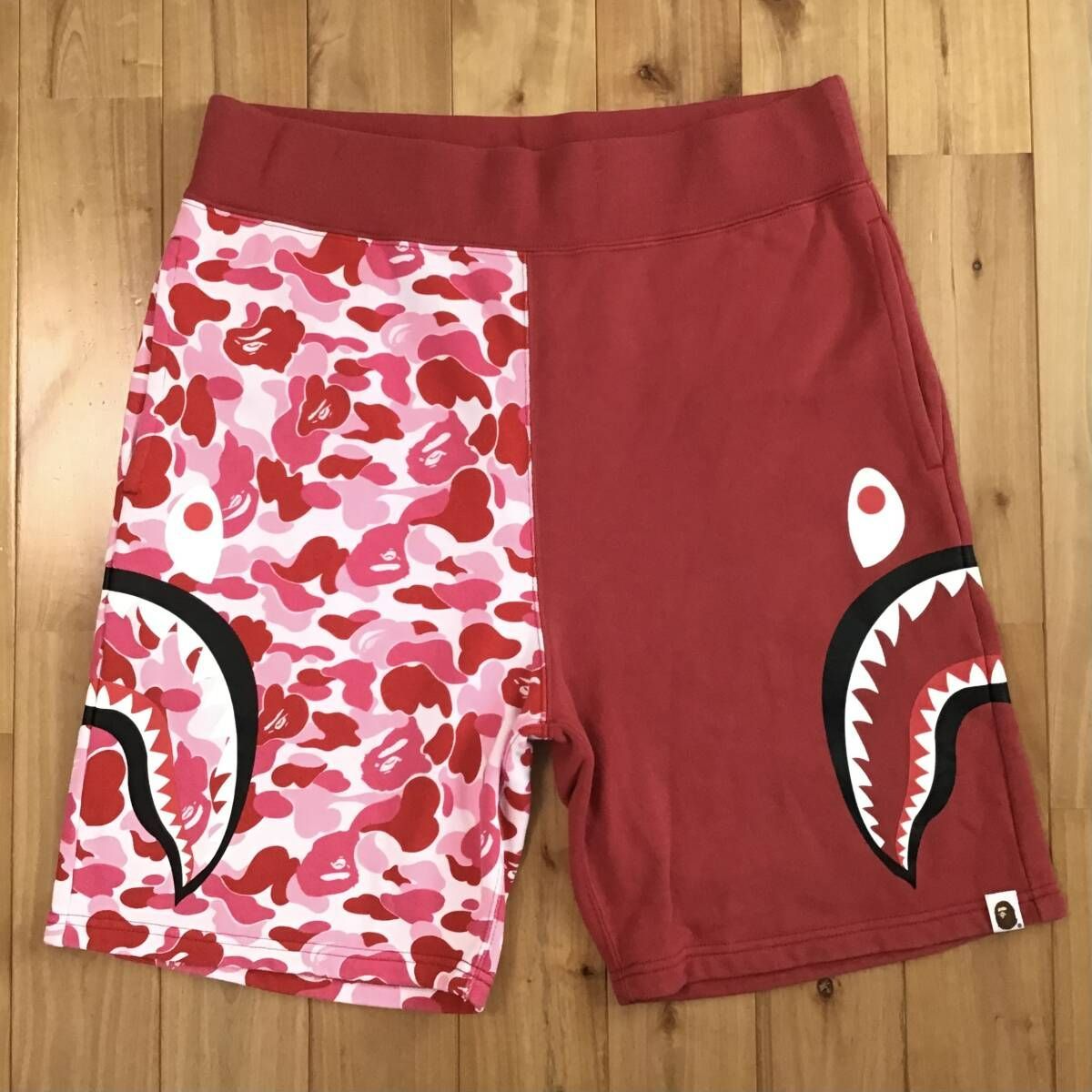 ABC camo pink side シャーク スウェットハーフパンツ Lサイズ a