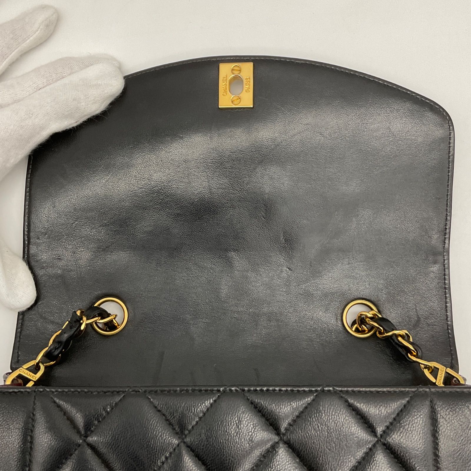 ▽CHANEL シャネル マトラッセ22 ダイアナフラップ チェーン