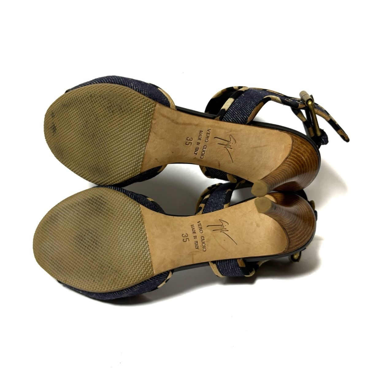 giuseppe zanotti(ジュゼッペザノッティ) サンダル 35 レディース美品 