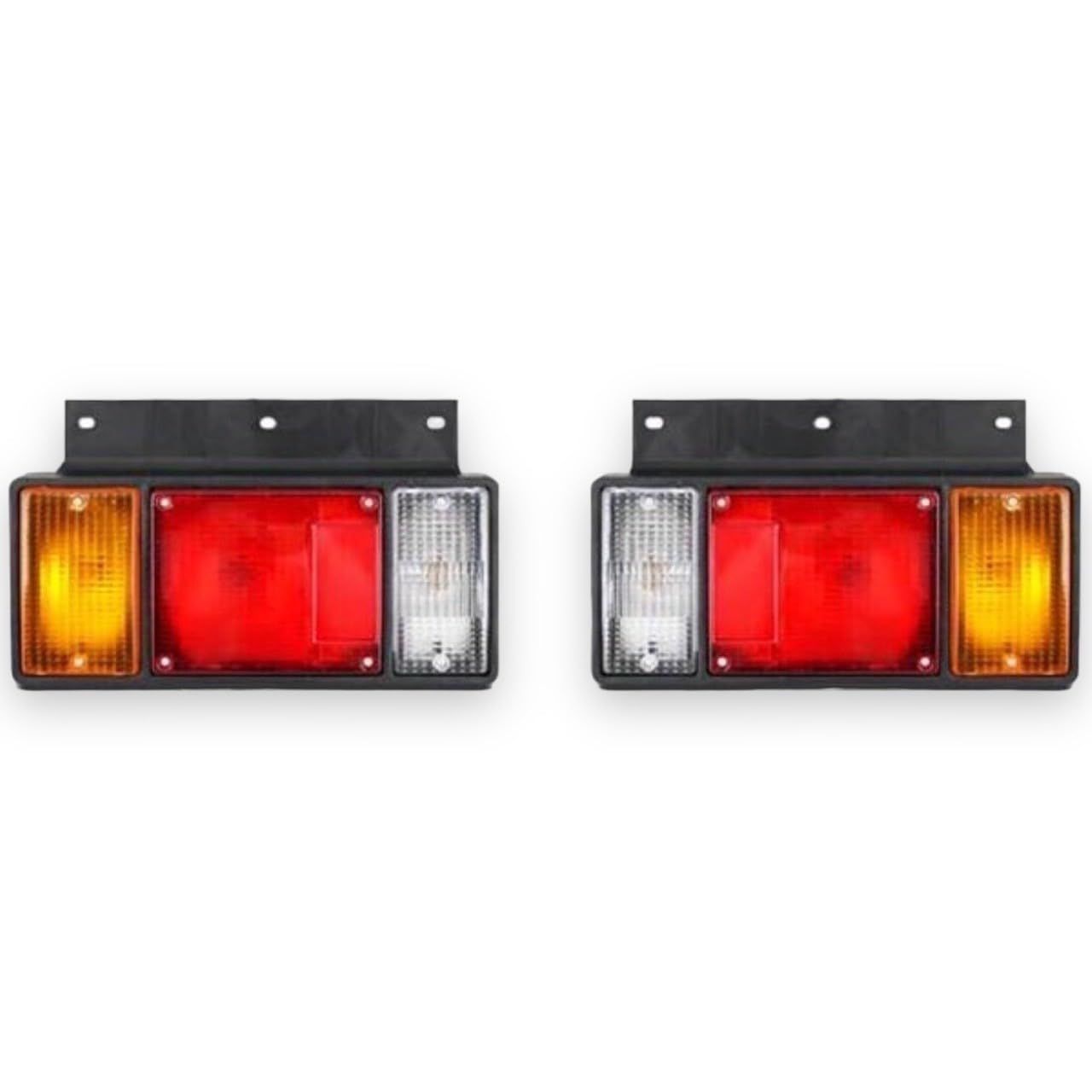 Kanoan いすゞ エルフ テールランプ カバー 左右セット 12V 24V 兼用 社外品 純正タイプ NEWエルフ PMエルフ 07エルフ トラック 24V 24V