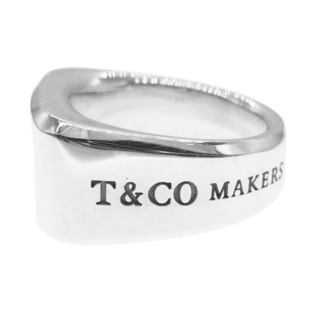 TIFFANYu0026Co. ティファニー MAKERS メイカーズ シグネット リング シルバー系 16.5号【中古】