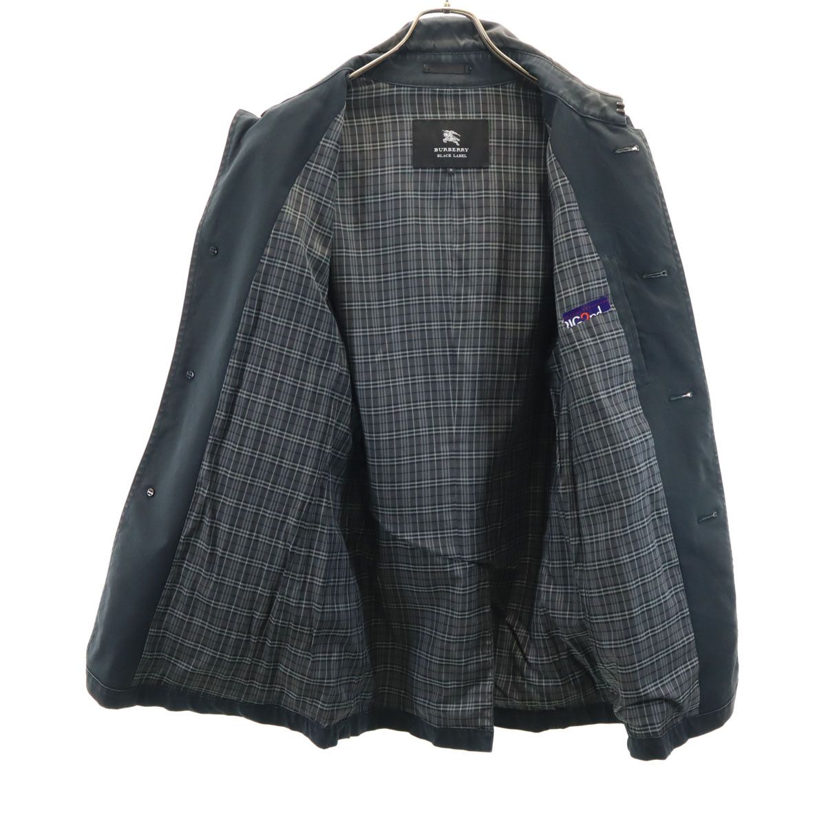 BURBERRY BLACK LABEL バーバリー ステンカラーコート M