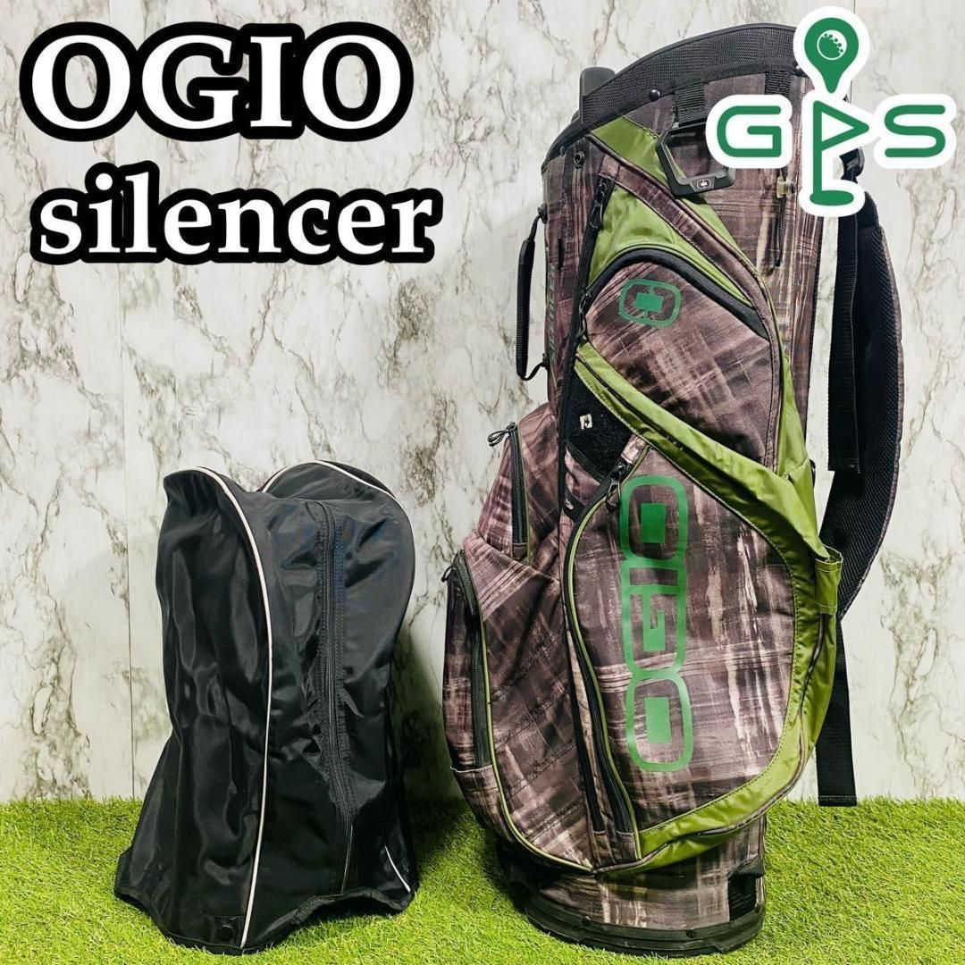 【良品】オジオ サイレンサー カート式 キャディバッグ 軽量 モスグリーン OGIO silencer オジオ サイレンサー カート式 キャディバッグ