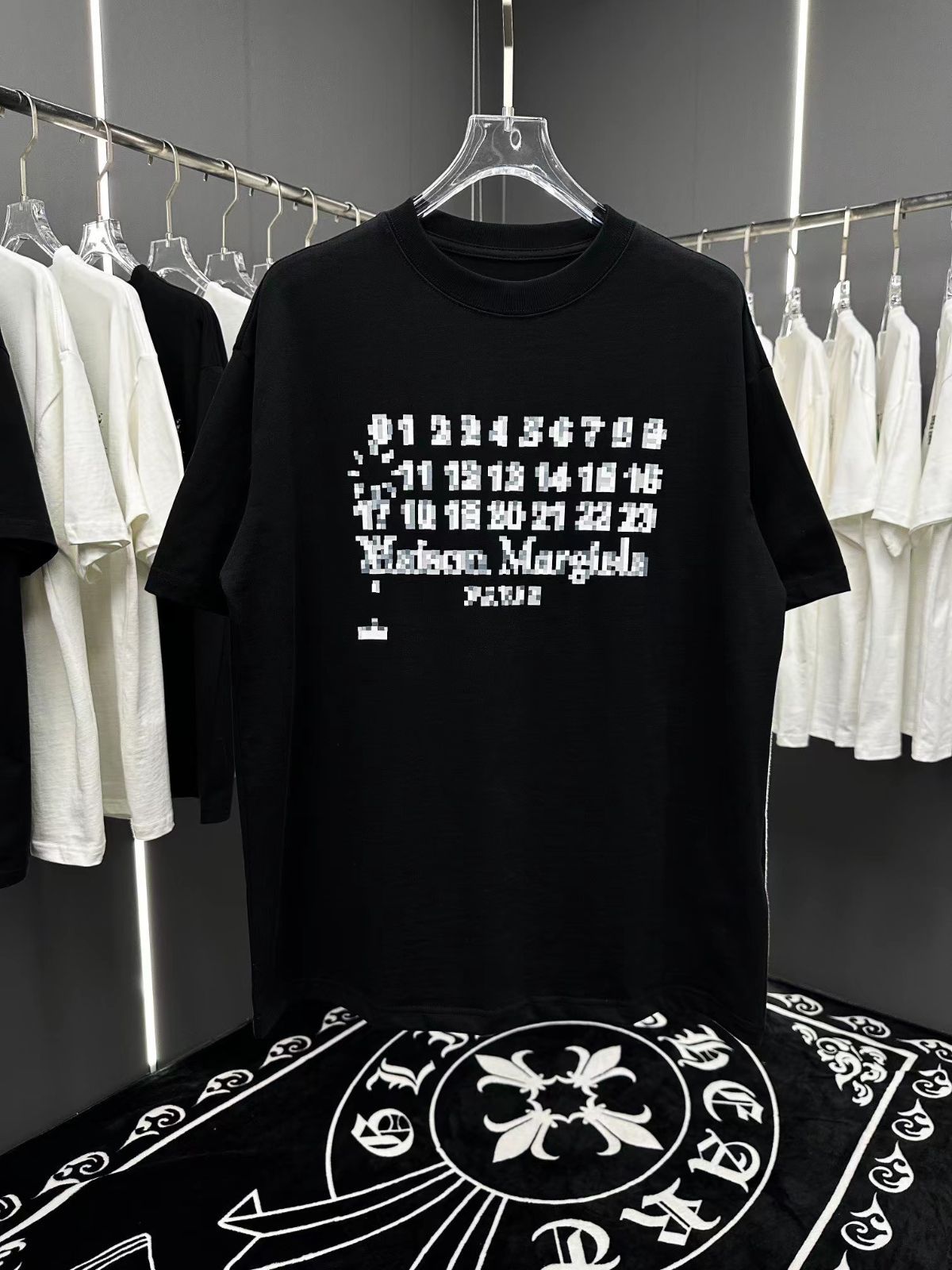 MAISON MARGIELA マルジェラ モザイクロゴTシャツ S--XL