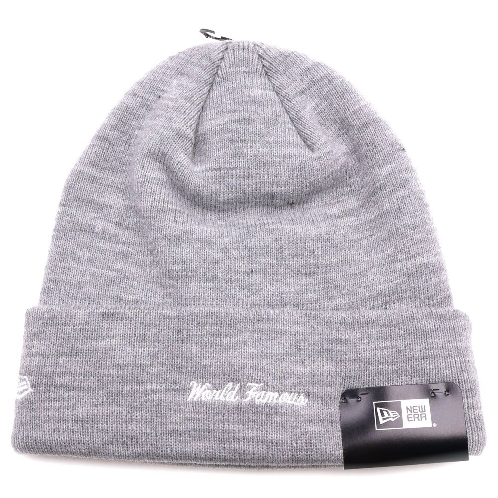 Supreme グレー ニット帽　ボックスロゴ　22AW FW SUPREME (シュプリーム) 22AW ×NEW ERA Box Logo Beanie