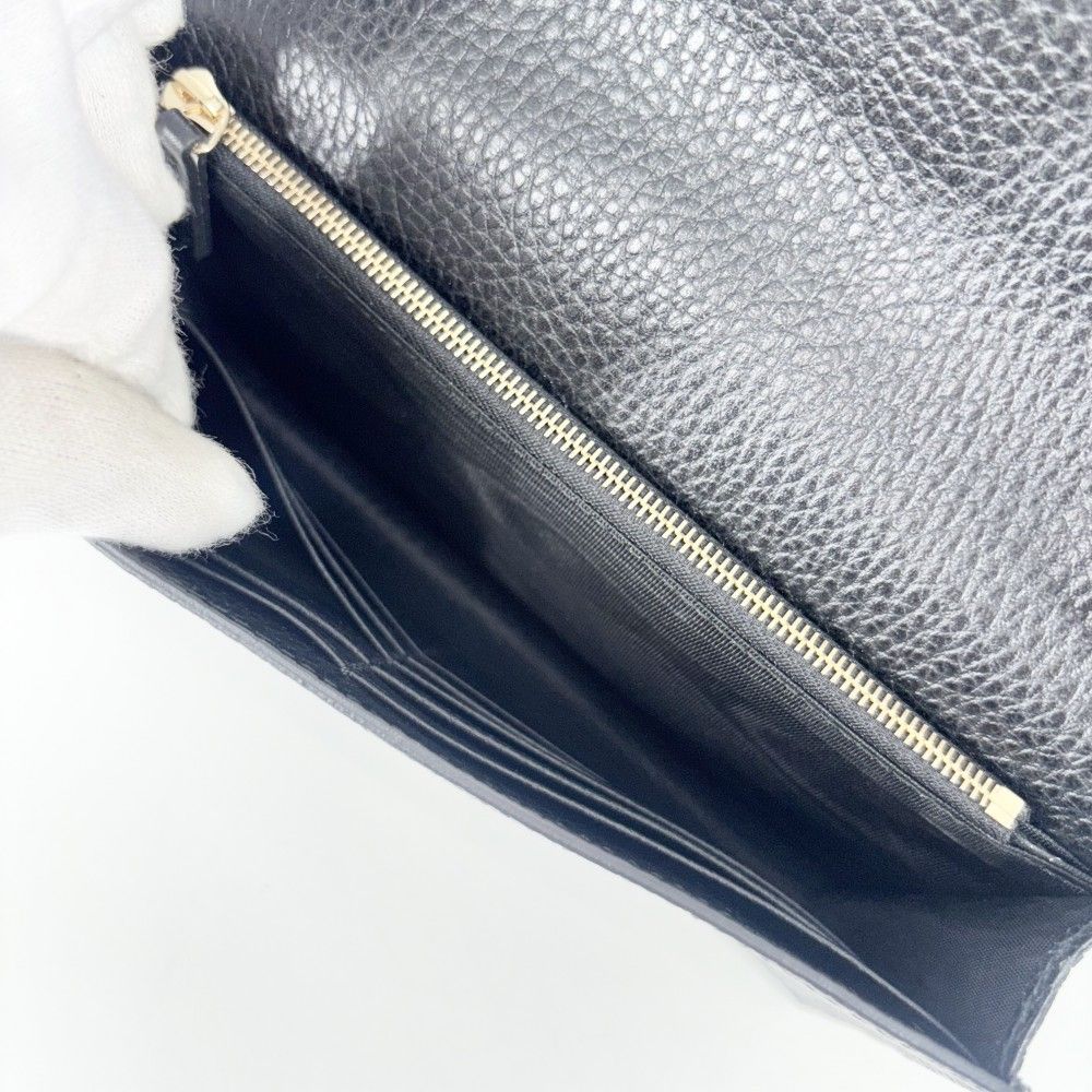 GUCCI GG チェーンウォレット GGマーモント〕チェーンウォレットブラック レザー | GUCCI公式