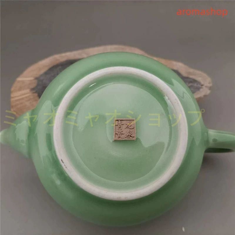 宋龍泉青磁うさぎ茶壺 茶道具 煎茶器 新品未使用 宋龍泉青磁うさぎ茶壺 茶道具 煎茶器 新品未使用 龍泉青磁｜中国茶器