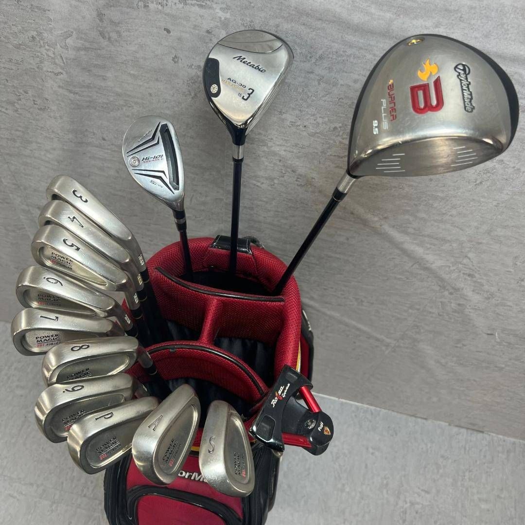 TaylorMade - TaylorMade　テーラーメイド　YAMAHA　ヤマハ　メンズゴルフ14本セット　右利き用　キャディバッグ　初心者おすすめ　入門用 TaylorMade テーラーメイド YAMAHA ヤマハ メンズゴルフ14本