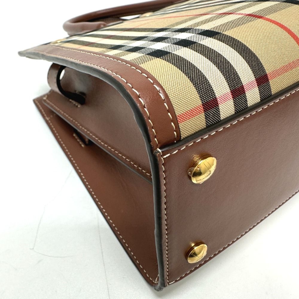 BURBERRY ハンドバッグ BURBERRY バーバリー ハンドバッグ タイトル ミニ 8025267 キャンバス