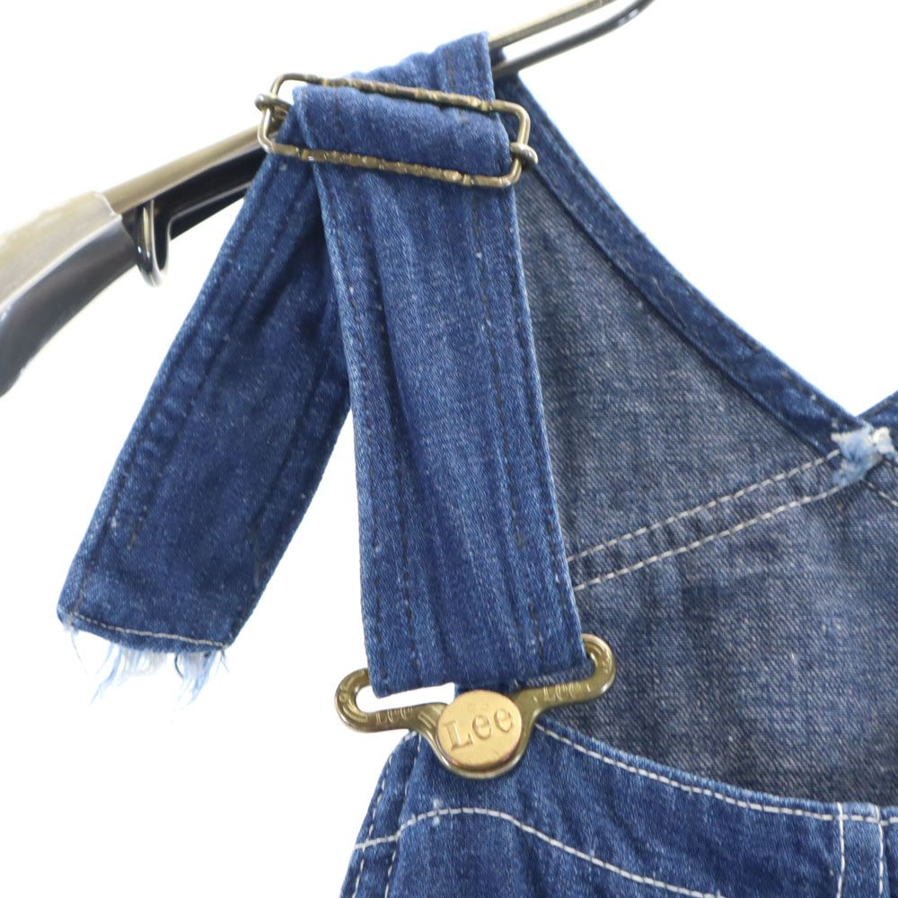 リー 80s USA製 ヴィンテージ デニム オーバーオール Lee ボタンフライ メンズ リー 80s USA製 ヴィンテージ デニム オーバーオール Lee ボタンフライ