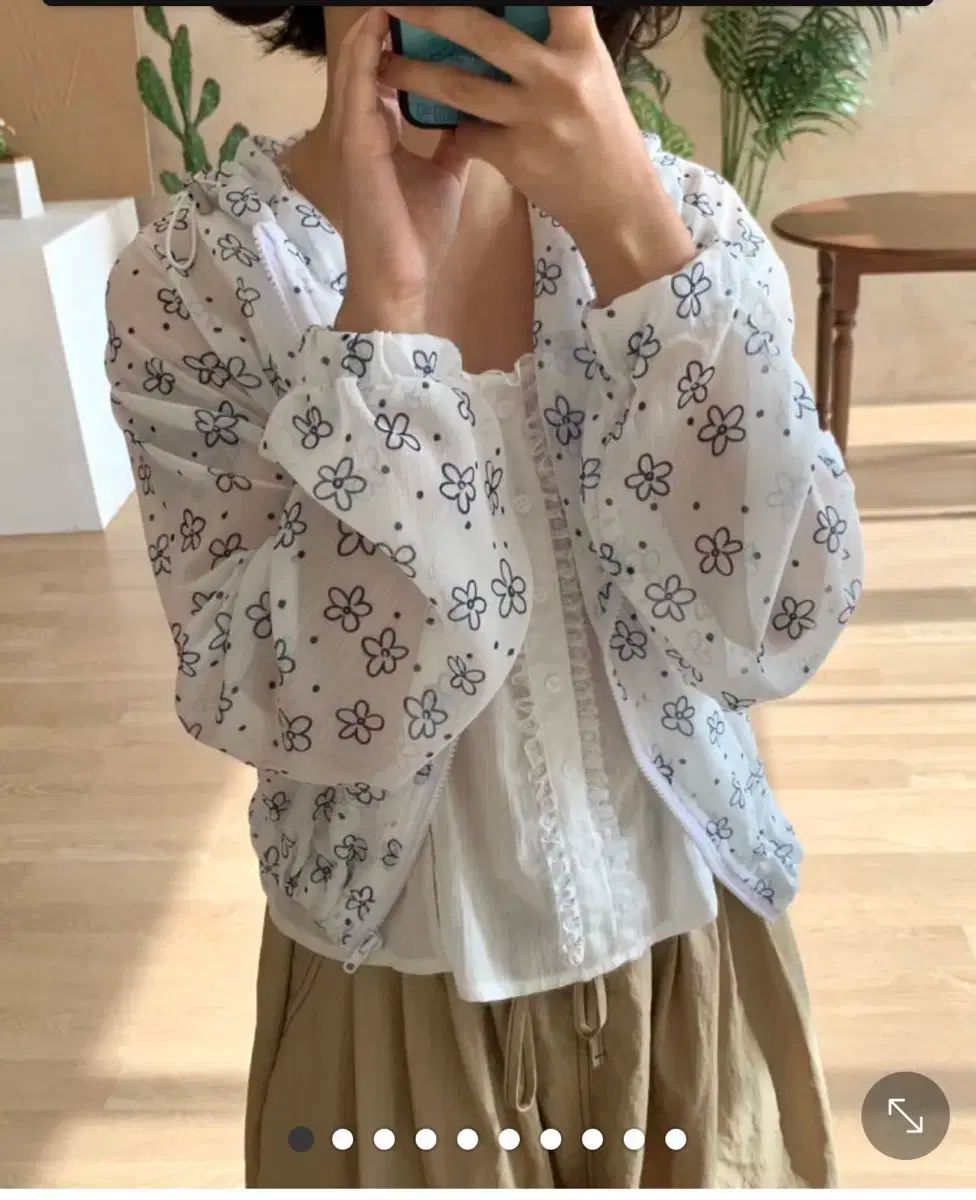 シースルー フラワーフロントガラス