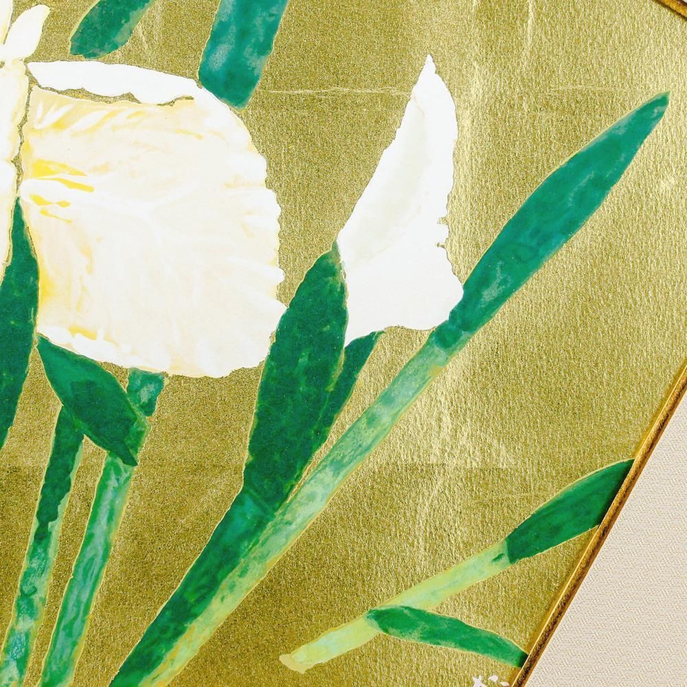 小倉遊亀　リトグラフ「花菖蒲」 小倉遊亀 『花菖蒲』 リトグラフ版画 絵画 日本画 送料無料
