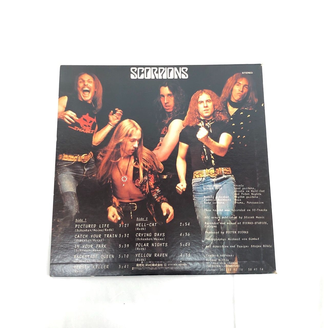 SCORPIONS スコーピオンズ Virgin Killer LPレコード RCA RVP-6155