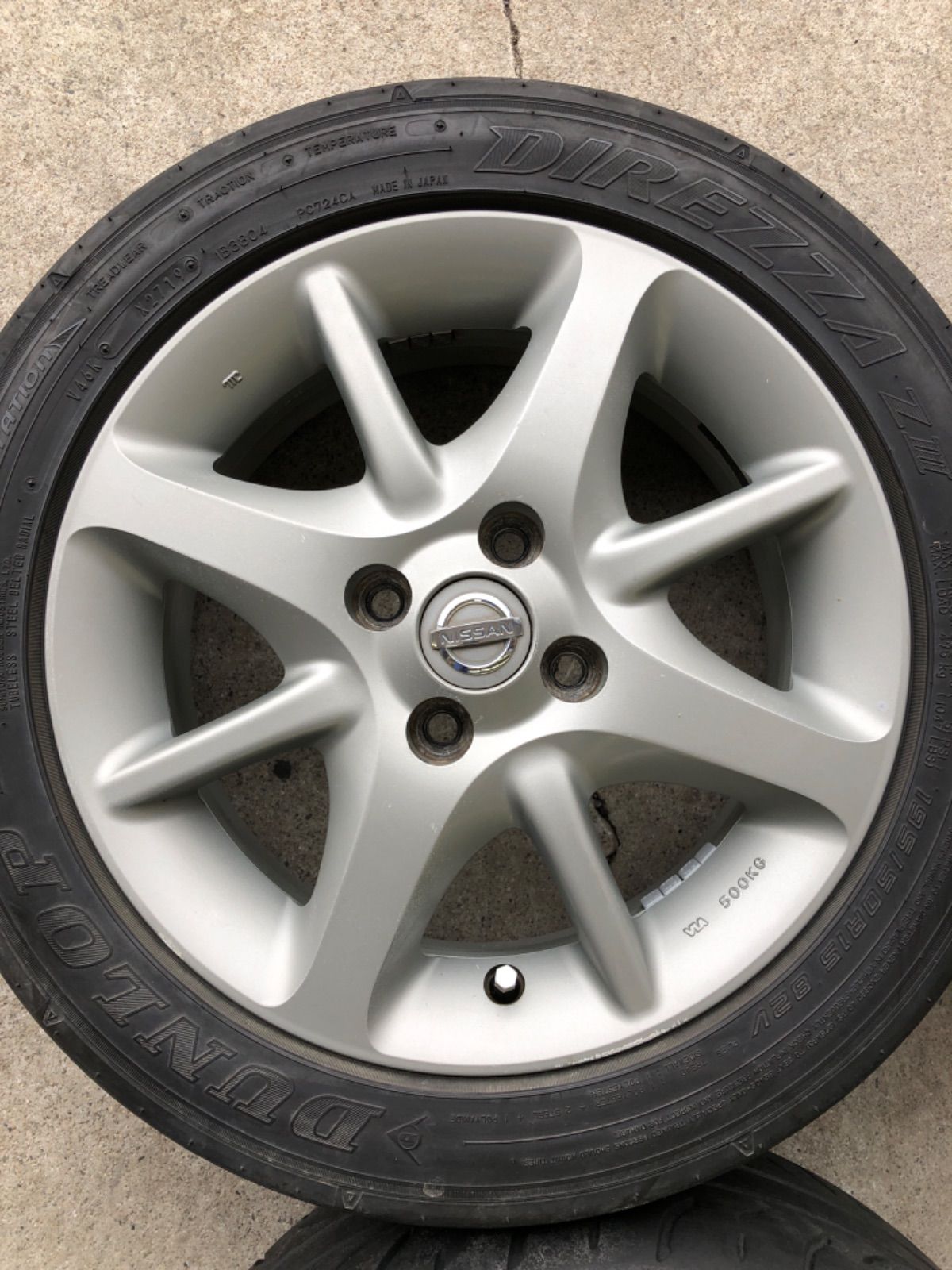 195/50R15アルミホイール マルチ8穴 LZディープⅡ NA6CE