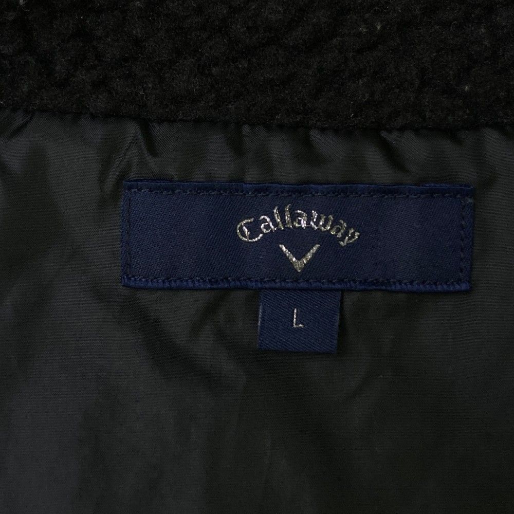 サイズ：L CALLAWAY キャロウェイ ボアベスト ブラック系