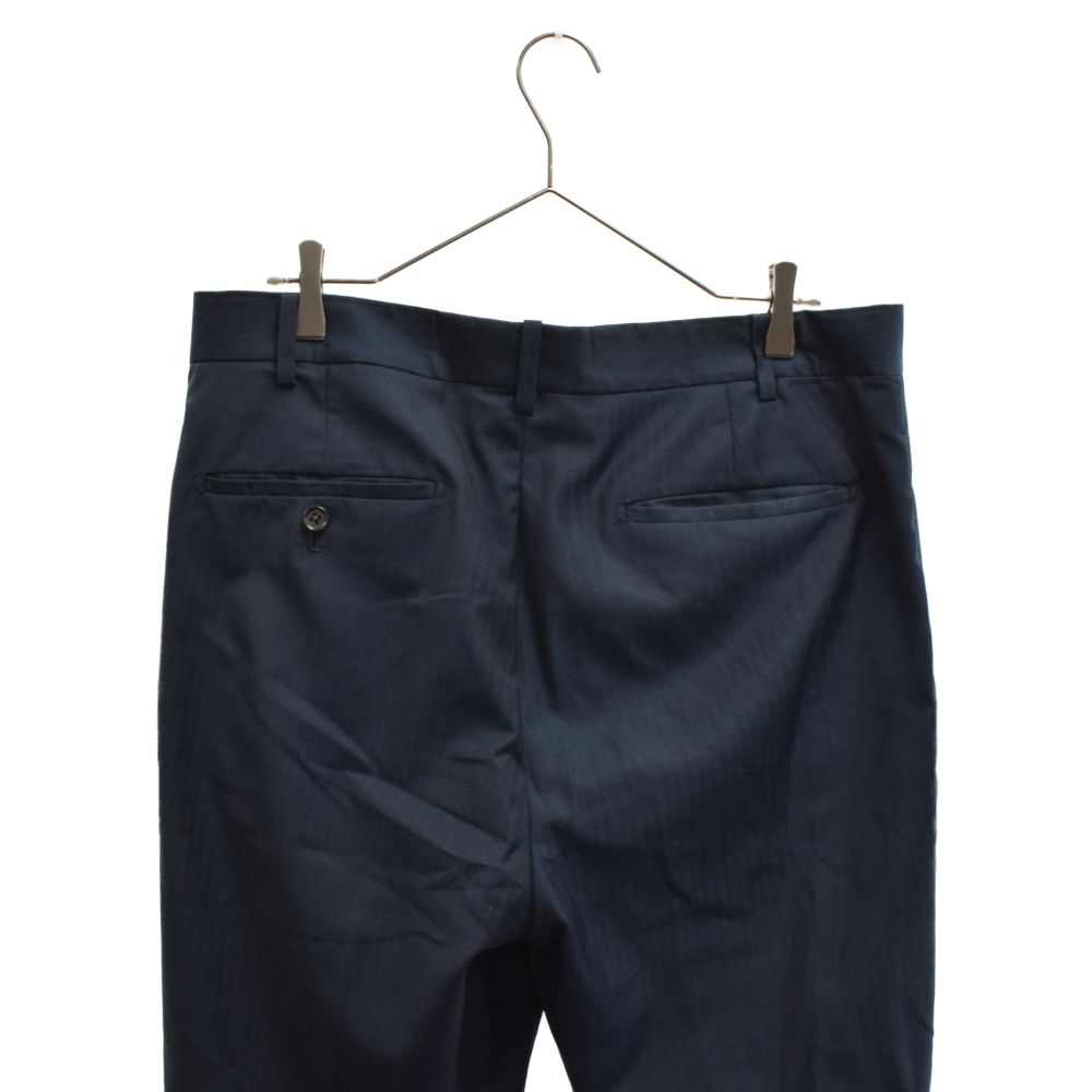 WACKO MARIA (ワコマリア) 20SS Ermenegildo Zegna PLEATED TROUSERS (TYPE-1)  エルメネジルドゼニア プリーツトラウザーズパンツ スラックスパンツ タックパンツ ネイビー