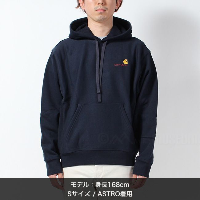 新品未使用】 カーハートWIP Carhartt WIP HOODED AMERICAN SCRIPT