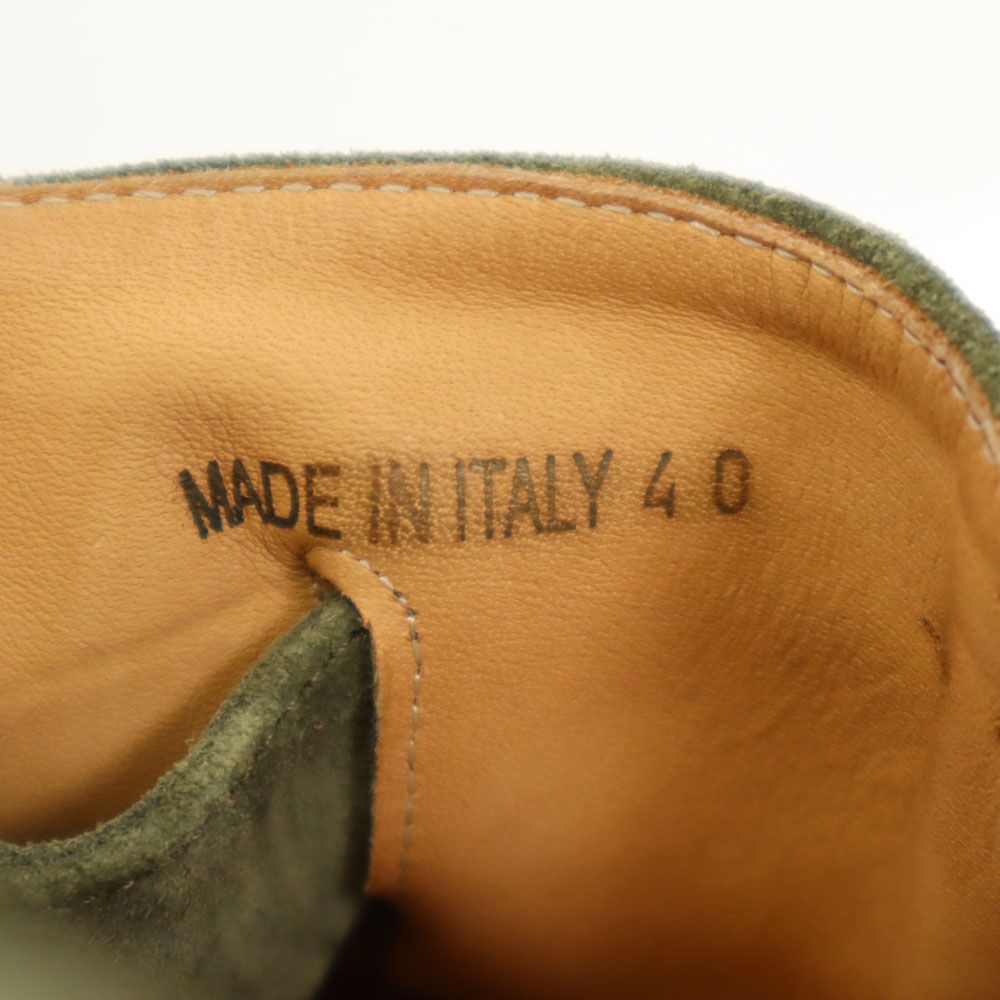 ソロヴィエール イタリア製 RUDY ベルクロ スエードレザー シューズ 40