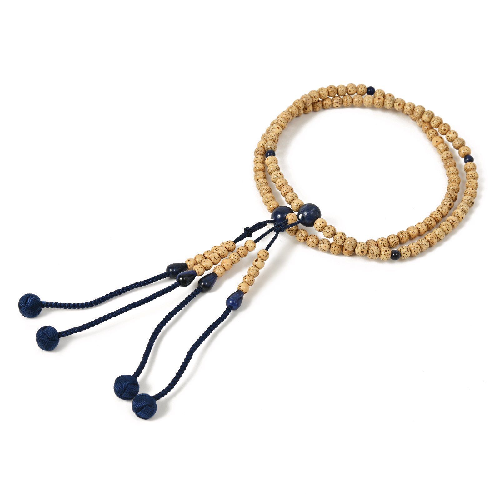 カエデさん専用 念珠 数珠 真言宗 ≪星月菩提樹≫ 尺二 利久梵天 桐箱入り ソーダライト