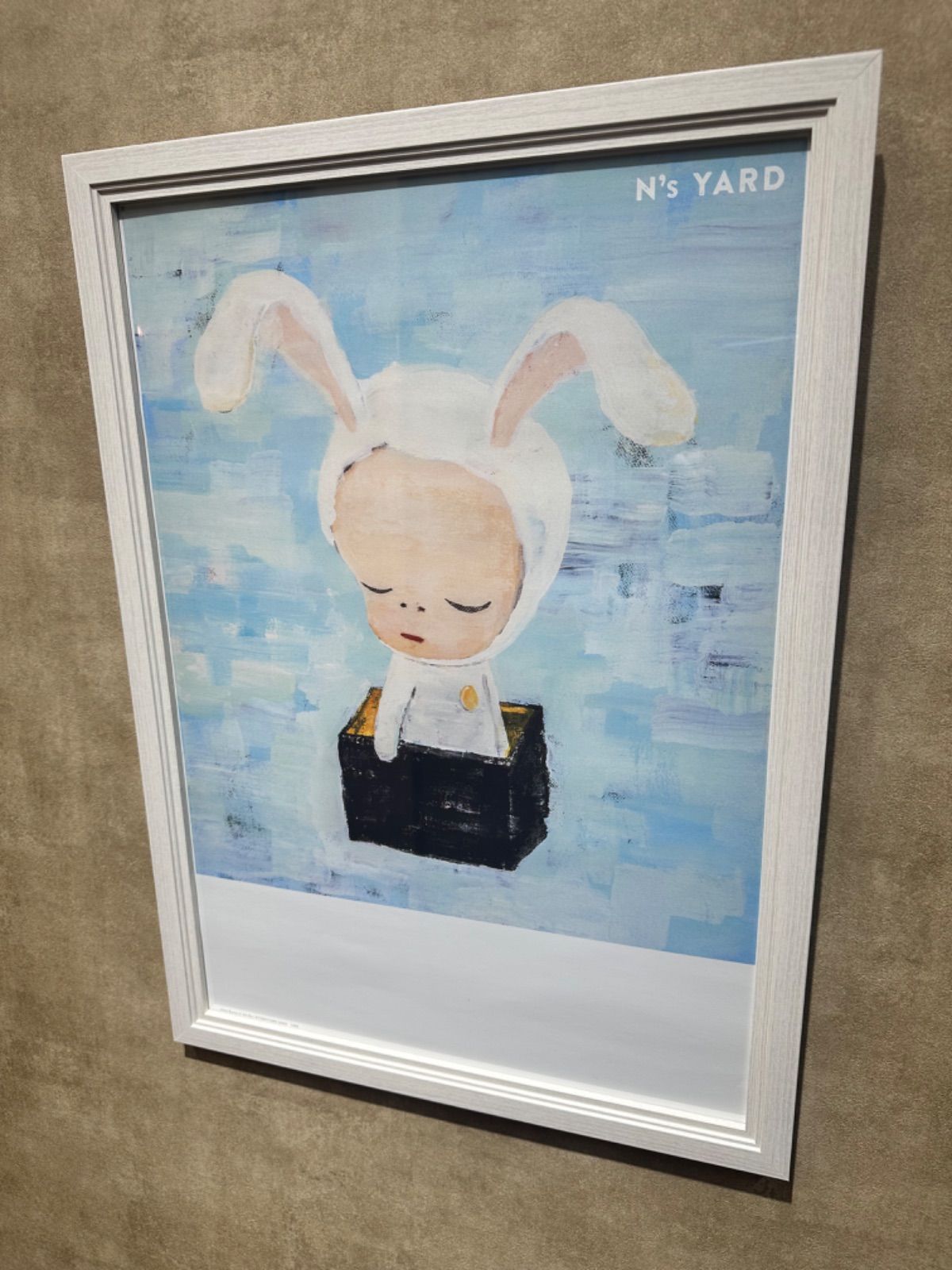 額付】【真作】奈良美智「Little Bunny in the Box」オフセット