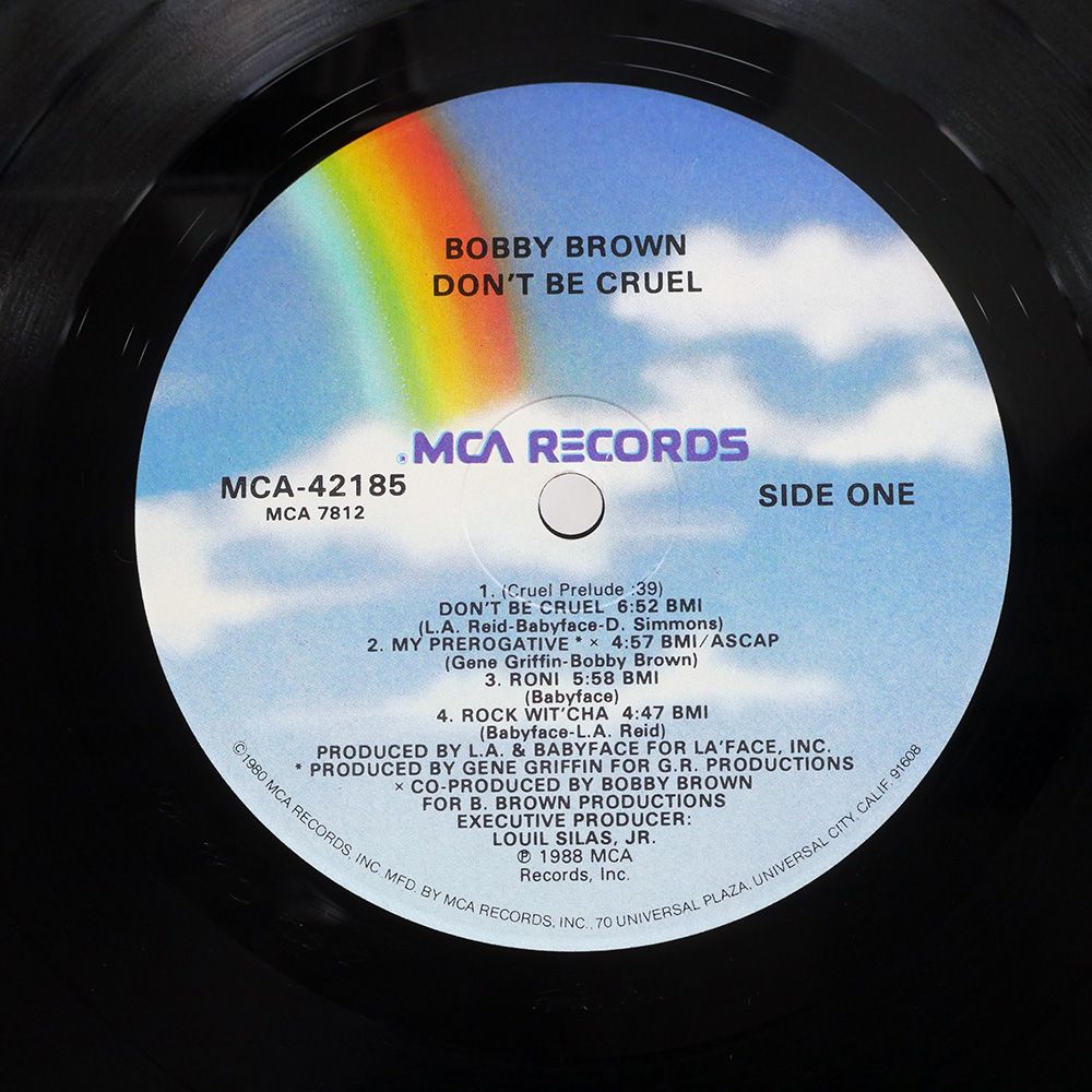 US盤 BOBBY BROWN/DON'T BE CRUEL/MCA MCA42185 LP - メルカリ