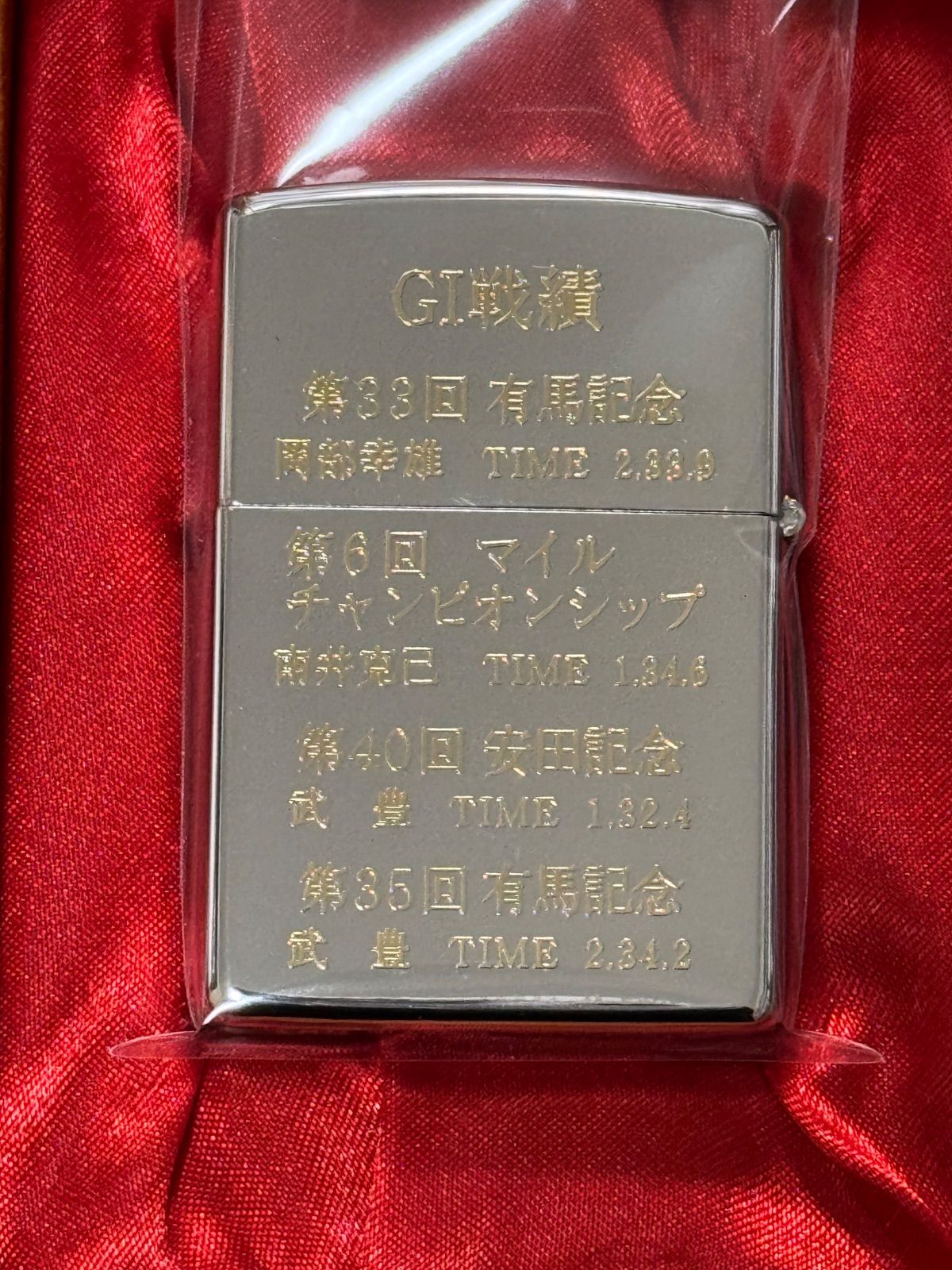 zippo OGURI CAP G1 WINNERS 限定品 オグリキャップ 1998年製