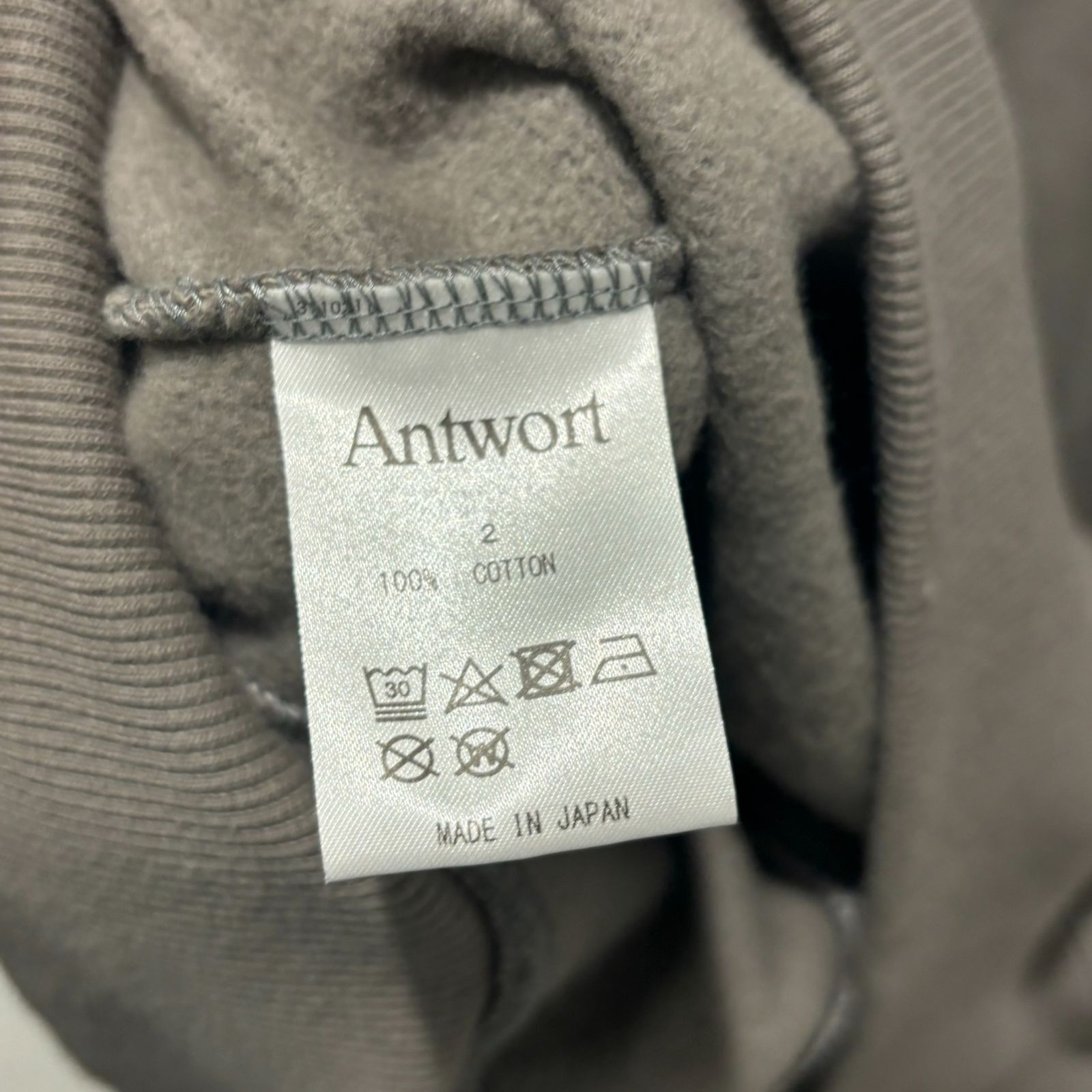 Antwort アントワート SIGNATURE SWEATSHIRT スウェット size2【表参道t】 - メルカリ