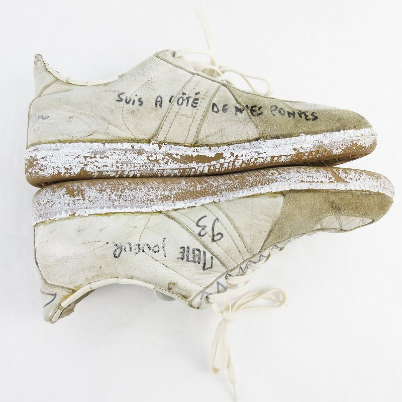 マルタンマルジェラ 落書き グラフィティ ジャーマントレーナー アーティザナル マルタンマルジェラ Martin Margiela 落書き グラフィティ