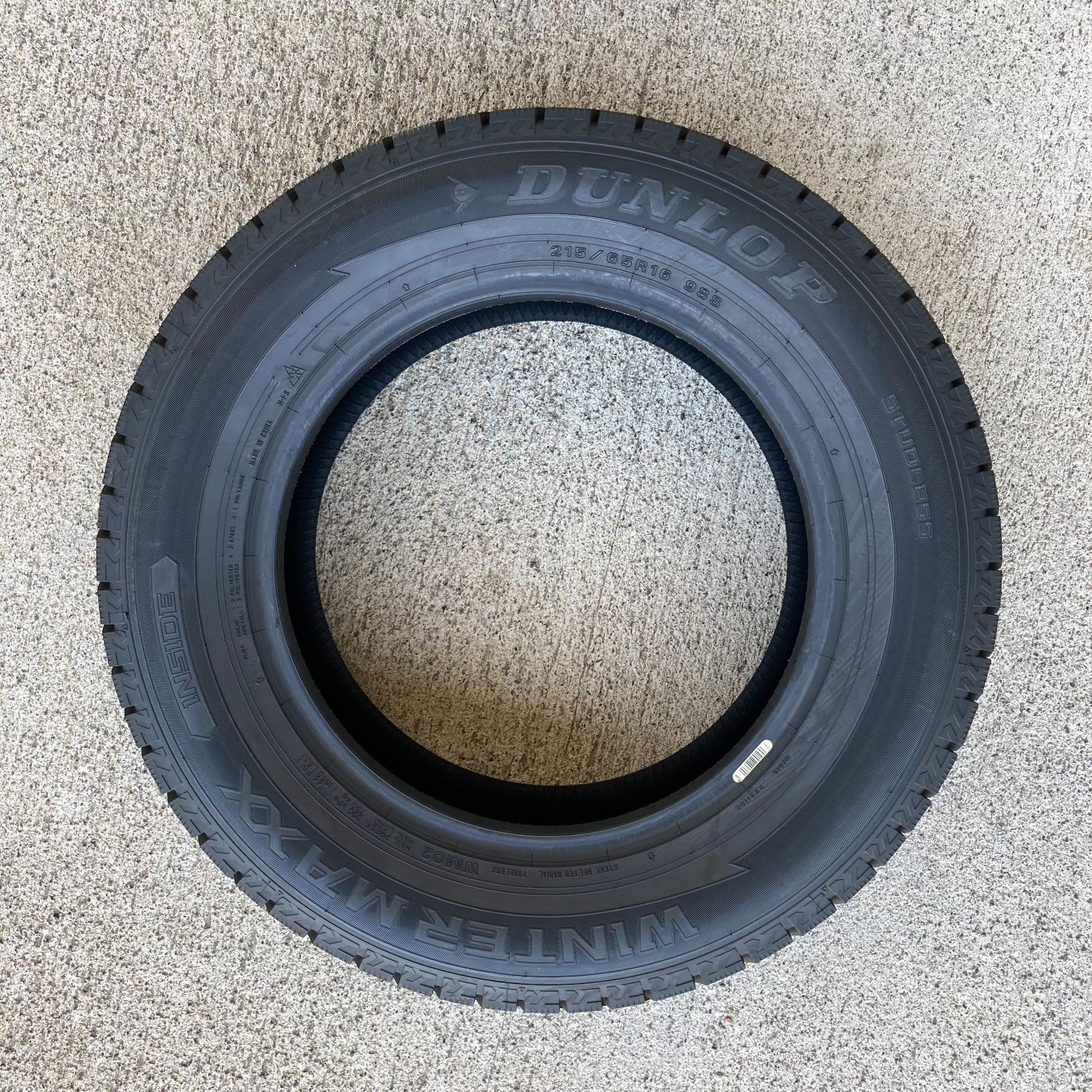 215/65R16 98Q 4本 ダンロップ WINTER MAXX SJ8+ スタッドレス 215/65 
