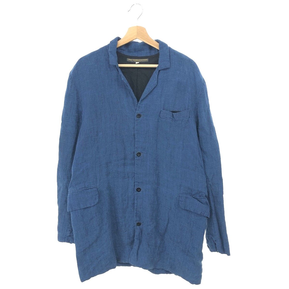 専用❗️ガーメントリプロダクションオブワーカーズ　リネンコート　ネイビー GARMENT REPRODUCTION OF WORKERS ガーメントリプロダクション