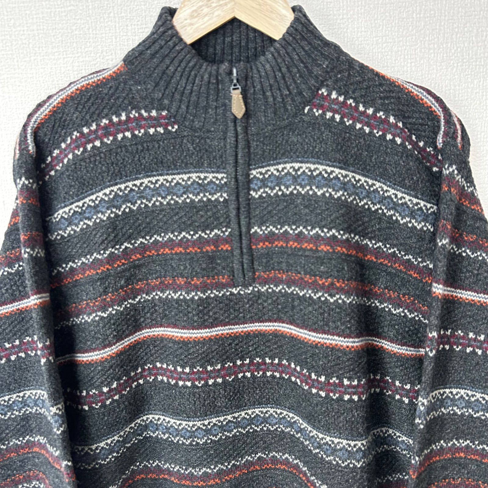 w^)b Ken COLLECTION ケンコレクション ハーフジップ ハイネック 