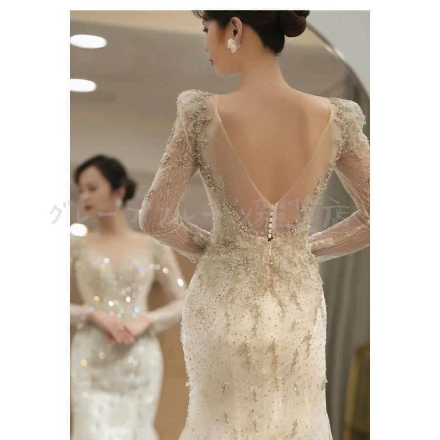 トレーンドレス 花嫁ドレス