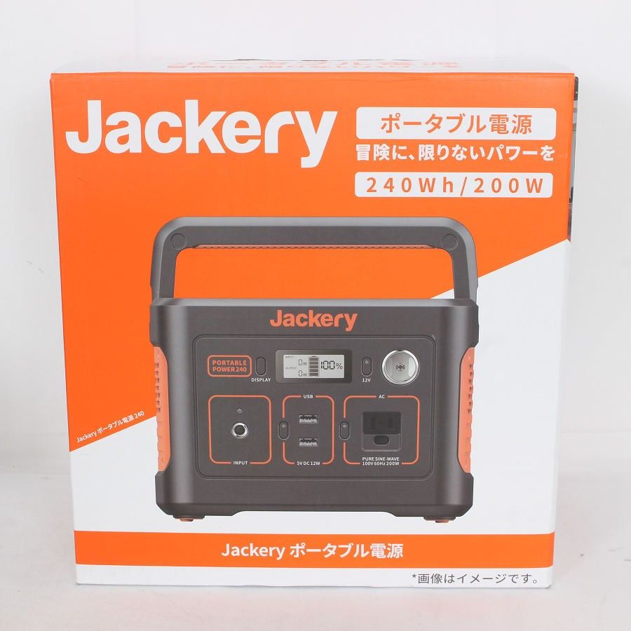 美品】Jackery 240 PTB021 大容量 67200mAh/240Wh ポータブル 美品】Jackery 240 PTB021 大容量 67200mAh/240Wh ポータブル