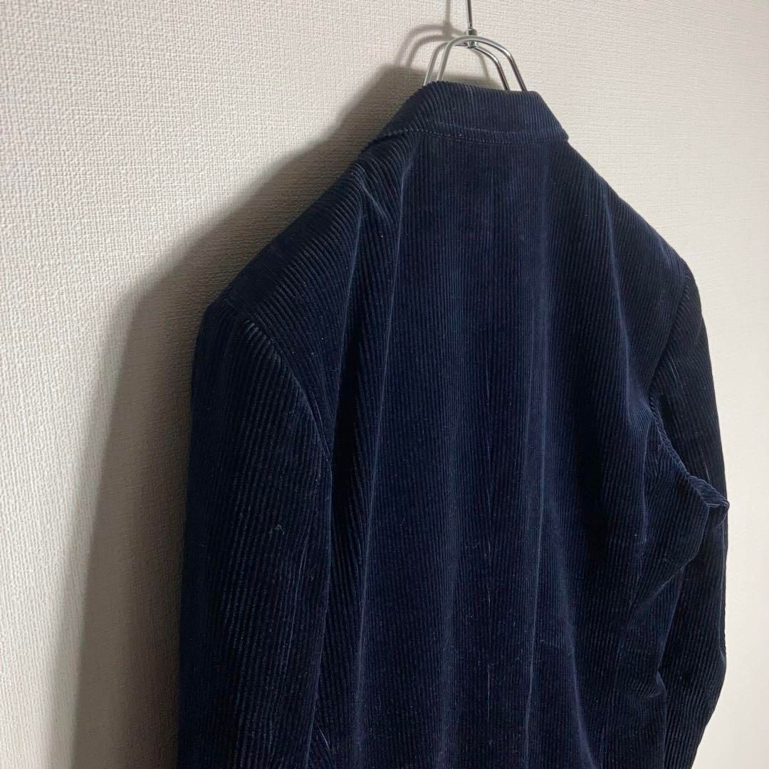 美品】RALPH LAUREN テーラードジャケット 太畝コーデュロイ 紺 - メルカリ