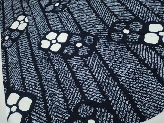 平和屋着物∴夏物 浴衣 有松鳴海絞り 舞花間道 綿 逸品 CAAW0984ng